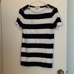 Michael Michael Kors Striped Tunic Tee XS